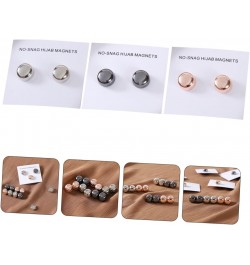 15 Pairs Alloy Glossy Magnetic Snap Hijab Small Magnetic Pin Brooches for Women Cardigan Safety Brooches Wraps for Women Magn...