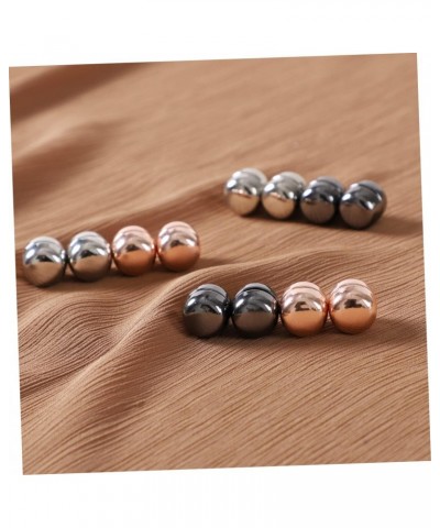 15 Pairs Alloy Glossy Magnetic Snap Hijab Small Magnetic Pin Brooches for Women Cardigan Safety Brooches Wraps for Women Magn...