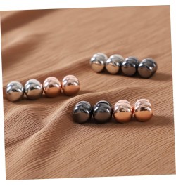 15 Pairs Alloy Glossy Magnetic Snap Hijab Small Magnetic Pin Brooches for Women Cardigan Safety Brooches Wraps for Women Magn...