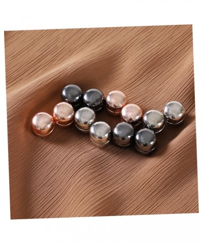 15 Pairs Alloy Glossy Magnetic Snap Hijab Small Magnetic Pin Brooches for Women Cardigan Safety Brooches Wraps for Women Magn...