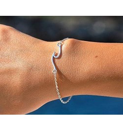 Wave Anklet Bracelet for Women Teen Girls,Charm Summer Surfer Beach Link Foot Ankle Bracelets Jewelry Silver $6.00 Anklets