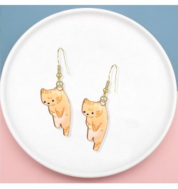 Aesthetic Funny Cute Animal Cat Dangle Earrings for Women Girl Cartoon Kitten Drop Earring Party Jewelry Gifts Lover Birthday...