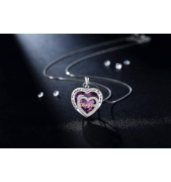 Daughter/Sister Necklace S925 Sterling Silver Always My Daughter/Sister Forever My Friend Love Heart Butterfly Mother Daughte...