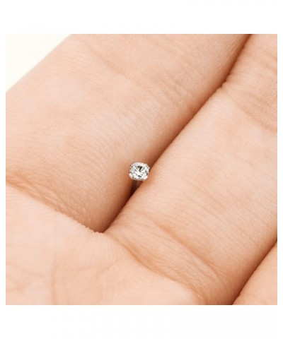 18-20GA G23 Implant Grade Titanium Prong Set CZ Crystal L-Bend Nose Stud 18GA (1mm) $8.12 Body Jewelry