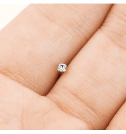 18-20GA G23 Implant Grade Titanium Prong Set CZ Crystal L-Bend Nose Stud 18GA (1mm) $8.12 Body Jewelry