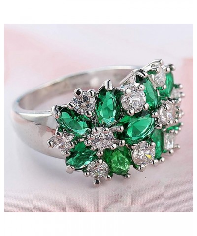 Women Fashion Sterling Silver Plated Wedding Finger Ring Stylish size 6 Attractive and fashion $3.76 Bracelets