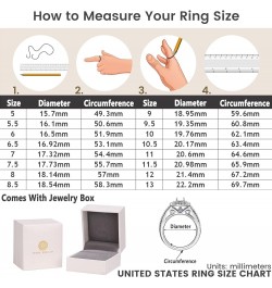 Newshe Wedding Rings Set for Him and Her Women Mens Tungsten Bands Round Cz 3Ct Sterling Silver Size 5-13 Men's Size 9 & Wome...