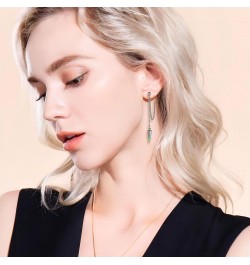 Gold Chain Earrings for Women Irregular Bar Spike Drop Dangle Earrings Long Threader Earring Line Dangly Tassel Earrings Hypo...