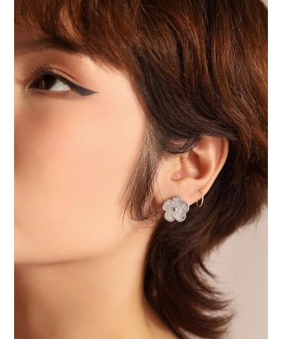 Colorful Statement Flower Stud Earrings Dangling for Women Girls, Accessories Jewelry Trendy Stuff 5 B29 $7.53 Earrings