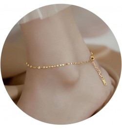 Turquoise Turtle Anklet Multiple Layered Boho Gold Handmade Tree of Life Charm Anklet for Women Gold Babysbreath $4.39 Anklets