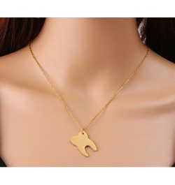 Medical Tooth Pendant Charm Necklace Jewelry for Dentist Doctor Nurse Gift Gold $11.25 Necklaces