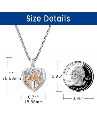 Tree of Life Necklace for Women and Men Sterling Silver 925 Tree of Life Jewelry K-9-mother locket $18.19 Necklaces