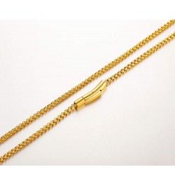 Solid Box Link Chain, 3MM Stainless Steel/Gold/Black Plated, 18/20/22/24 Inches Men Women Replacement Chain Necklace with Eas...