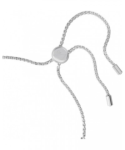 Subtle Bracelet Jewelry Collection, Clear Crystals Rhodium Tone Bolo Closure $37.33 Bracelets