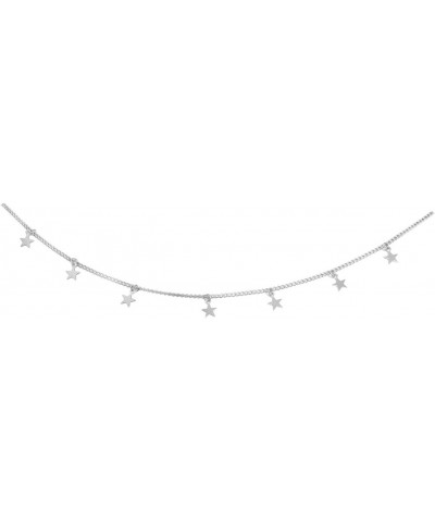 Star Necklace for Women Trendy Star Necklace Choker for Girls (Silver) $5.79 Necklaces