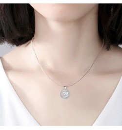 12 Constellation Necklace Women's 925 Sterling Silver Pendant Necklace 12 Dainty Astrology Horoscope Coin Necklace for Women ...