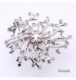 Floral Brooch Freshwater Cultured Pearl Brooches Pins for Women $31.20 Brooches & Pins