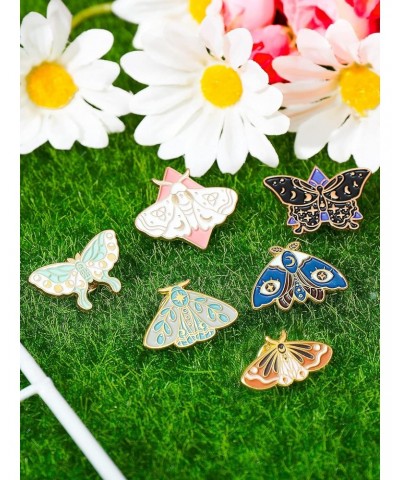 10 Pieces Cute Enamel Backpacks Pins Cool Horror Enamel Brooches Enamel Butterfly Lapel Pins for Steampunk Badge Jewelry for ...