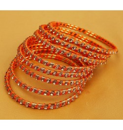 New Silk Thread Bangle Collection Indian Bollywood Hand Woven Silk Thread Rhinestone Designer Jewelry Bracelets Bangle Set of...