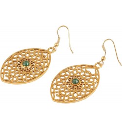 Indian Bollywood fine filigree jali handcrafted Designer Jewelry Earrings In Antique Gold or Silver Tone For Women. D338 Gree...