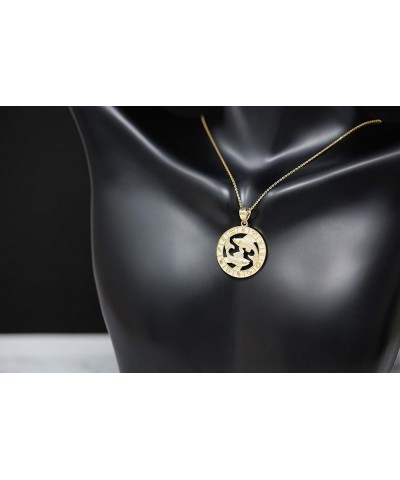 14k Yellow Gold Zodiac Pendant Necklace 22.0 Inches Virgo $92.39 Necklaces