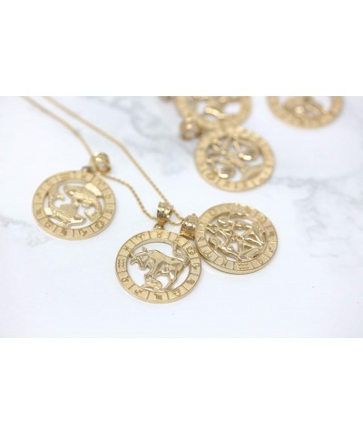 14k Yellow Gold Zodiac Pendant Necklace 22.0 Inches Virgo $92.39 Necklaces