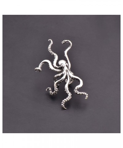 925 Sterling Silver Octopus Ear Cuff Earrings $21.15 Earrings