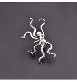 925 Sterling Silver Octopus Ear Cuff Earrings $21.15 Earrings