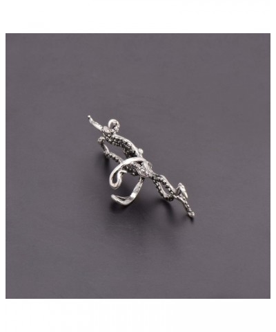 925 Sterling Silver Octopus Ear Cuff Earrings $21.15 Earrings