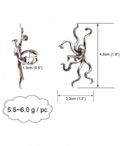 925 Sterling Silver Octopus Ear Cuff Earrings $21.15 Earrings