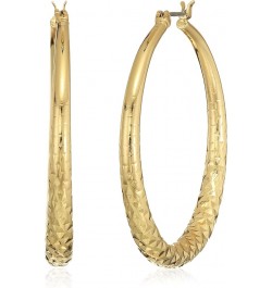 Nine West Women's Earrings Gold Texture Hoop Earrings $10.49 Earrings