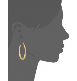 Nine West Women's Earrings Gold Texture Hoop Earrings $10.49 Earrings