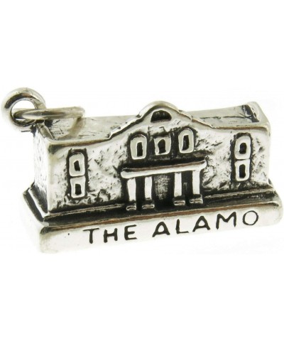 .925 Sterling Silver The Alamo Charm Texas Pendant Bracelet Jewelry $19.82 Bracelets