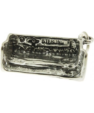 .925 Sterling Silver The Alamo Charm Texas Pendant Bracelet Jewelry $19.82 Bracelets