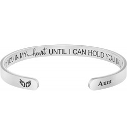 Memorial Gifts for Loss of Mom Dad In Memory of Jewelry Sympathy Bracelet Bereavement Cuff Secret Message Engraved Grief Gift...