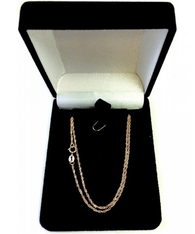 14k Rose Gold Singapore Chain Necklace, 1.0mm $64.24 Others