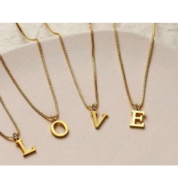 Tiny Gold Initial Necklace for Women Girls Dainty A-Z Pendant Letter Choker Necklace Personalized Monogram Name Necklace Jewe...