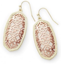 Elle Drop Earrings for Women ROSE GOLD - ROSE GOLD METAL $33.75 Earrings