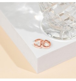 925 Sterling Silver 14K Gold Plated Round Huggie Ear Cuff Gold Earrings for Women | Clip On Cartilage Rose Gold Wide $11.09 E...