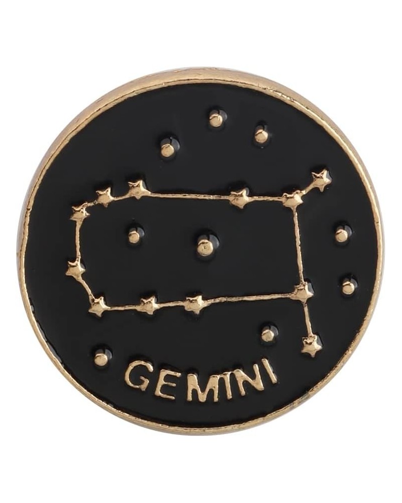 Zodiac Sign Constellation Brooch Astrology Horoscope Birthday Gift for Women Man Astrology Enamel Pins for Birth Gemini Brooc...