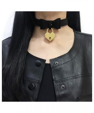 Bell Choker Collar Necklace Lolita Bow Collar Cat Kitty Velvet Necklace (E) J $10.59 Necklaces