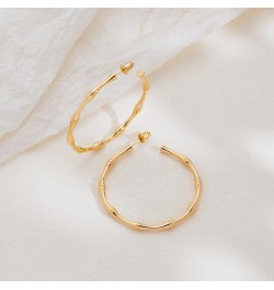 Gold Thin Hoop Earrings for Women Gold Hoop Earrings for Women Simple Jewelry Gift $11.39 Earrings