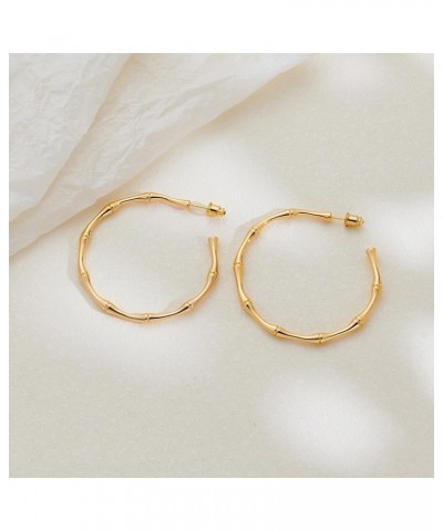 Gold Thin Hoop Earrings for Women Gold Hoop Earrings for Women Simple Jewelry Gift $11.39 Earrings