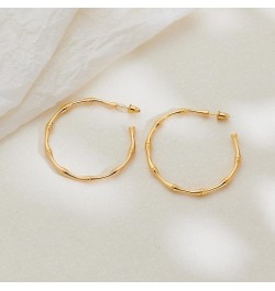 Gold Thin Hoop Earrings for Women Gold Hoop Earrings for Women Simple Jewelry Gift $11.39 Earrings