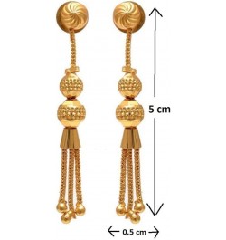 Earrings Gold Plated Elegant Traditional Wedding Festive Wear Pearl Polki Ad Cz Handmade Meena Work Faux Kundan Floral Enamel...