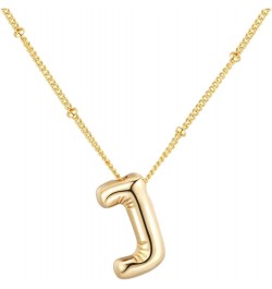 Bubble Letter Necklace Balloon Initial Necklaces for Women Girls Dainty Alphabet Pendant 18K Gold Plated name necklace Person...