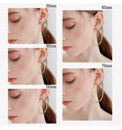 Hoop Earrings for Women Open Huggie Earrings for Girls Trendy Statement Small Dainty Lightweight Piercing Earring Chunky Jewe...