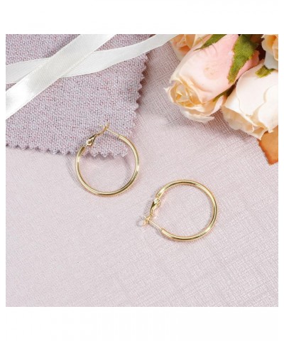 Hoop Earrings for Women Open Huggie Earrings for Girls Trendy Statement Small Dainty Lightweight Piercing Earring Chunky Jewe...