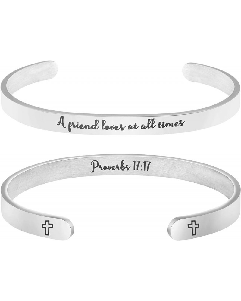 ????????? ????????? for ????? Inspirational Religious Gifts for Her Bible Verse Bapstism Jewelry Cuff Bangle A friend loves a...