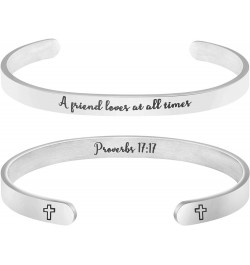 ????????? ????????? for ????? Inspirational Religious Gifts for Her Bible Verse Bapstism Jewelry Cuff Bangle A friend loves a...